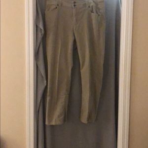 Tan corduroy pants